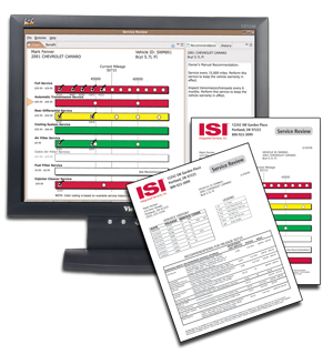 Graphical Service Review Integrated Services Inc Isi